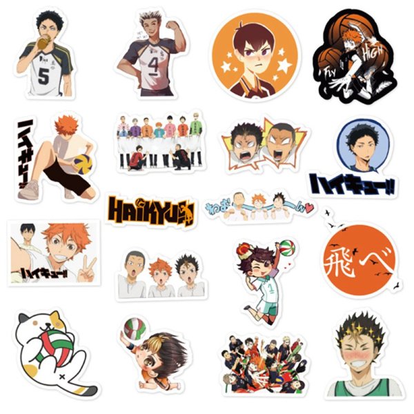 Anime Haikyuu Стикеры