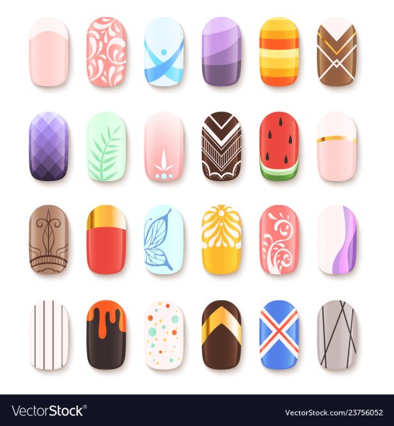 Накладной ноготь вектор