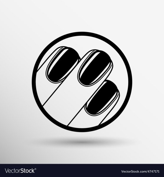 Значок ногти маникюр