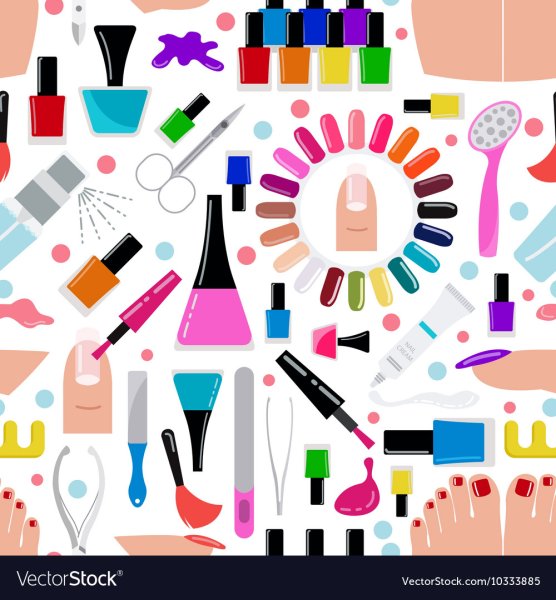 Маникюрные принадлежности паттерн