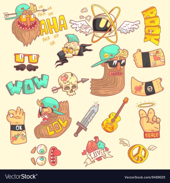 Стилизация стикеров