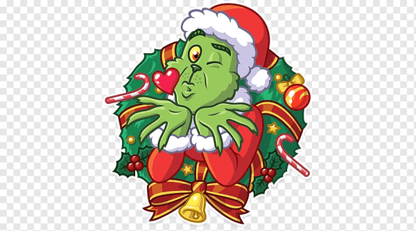 Гринч наклейки