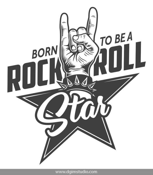 Эмблема рок-н-ролла