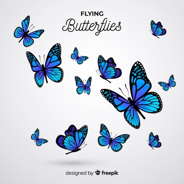 Бабочка ЭМОДЖИ