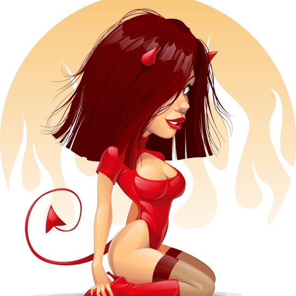 Мультяшные девушки смешные