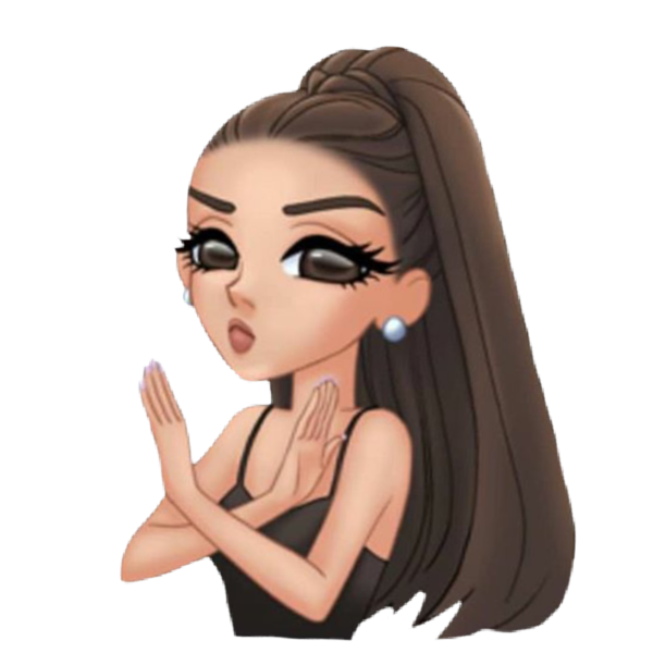 Стикеры ариана Гранде аримоджи в хорошем качестве