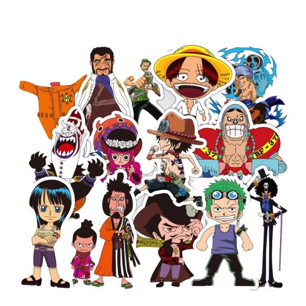 Стикер one piece Луффи