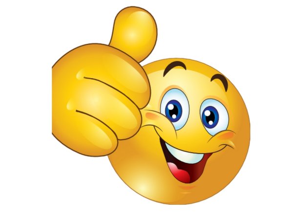 Смайлик показывает класс