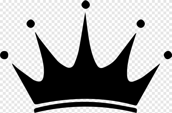 Корона черно белая