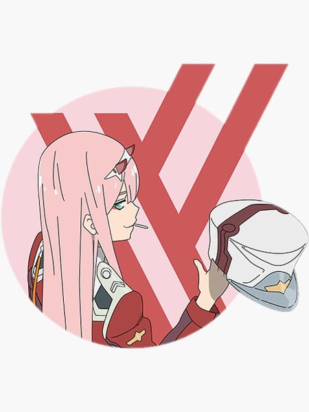 Наклейки Darling in the FRANXX