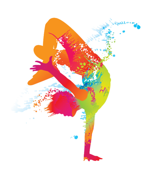 Силуэт цветной