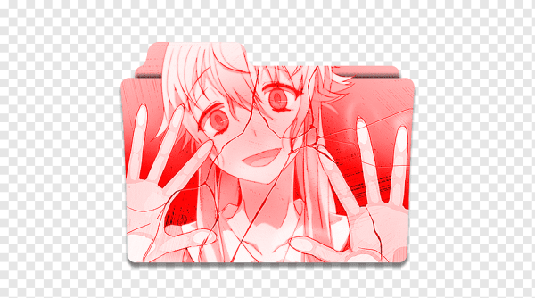 Юно Гасай аниме фиолетовый