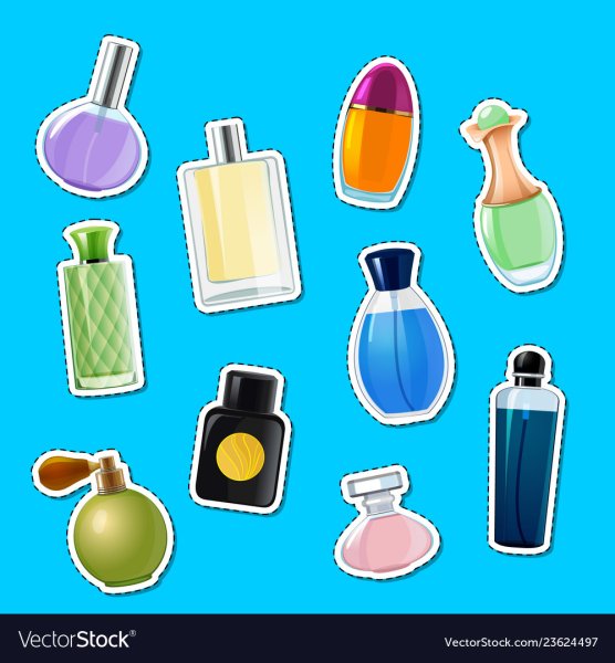 Наклейки для флаконы духи