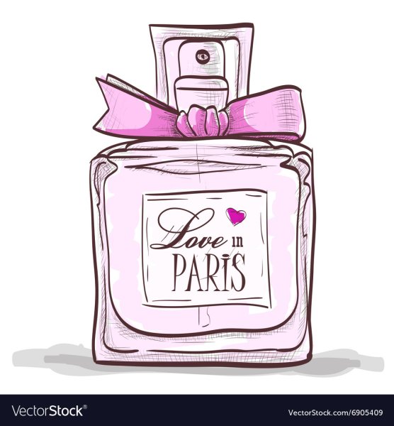 Женские духи рисунок