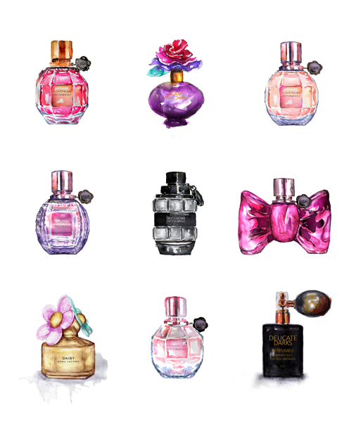 Стикеры духи