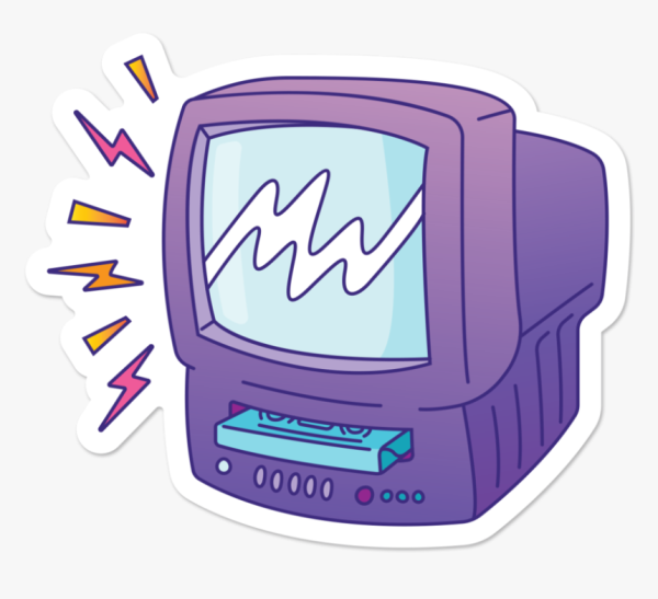 Стикер телевизор