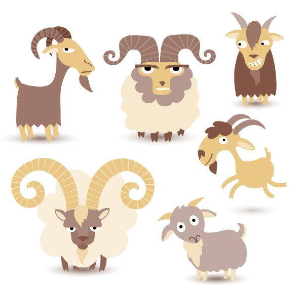 Стилизованная коза