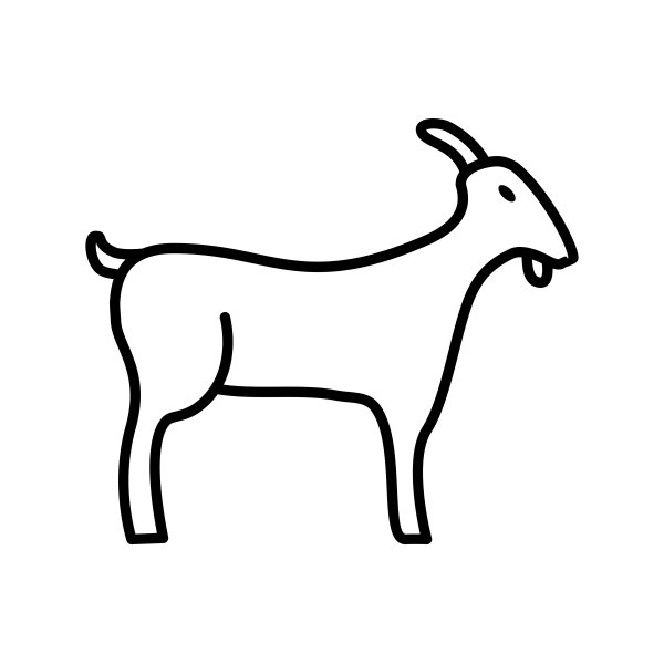 Коза контур