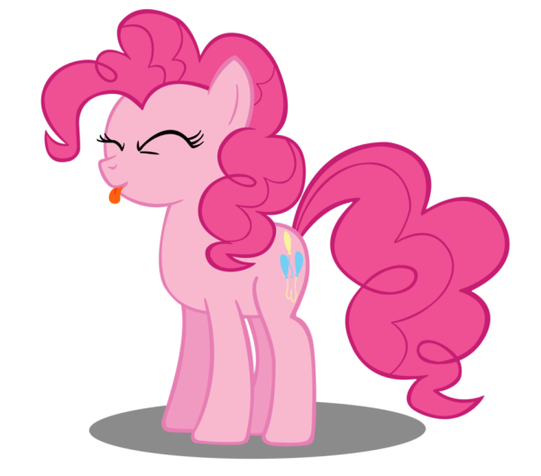 Пинки Пай на прозрачном фоне