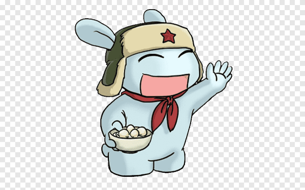 Сяоми логотип с кроликом