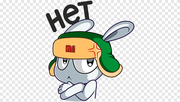 Заяц Сяоми Стикеры