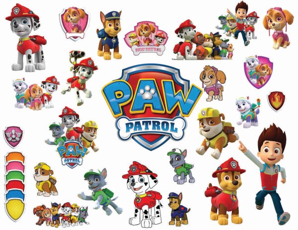 Щенячий патруль герои для печати