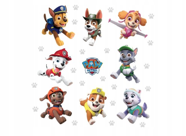 Набор наклеек Щенячий патруль