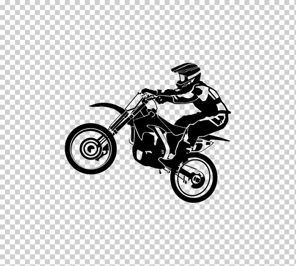 Мотокроссный мотоцикл вектор