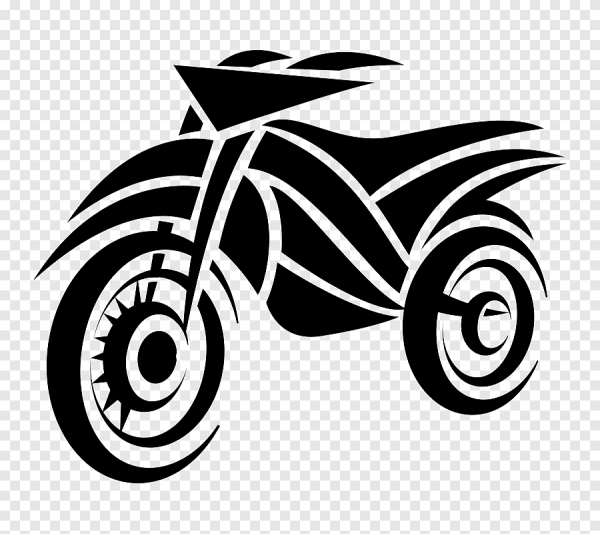 Стилизованный мотоцикл