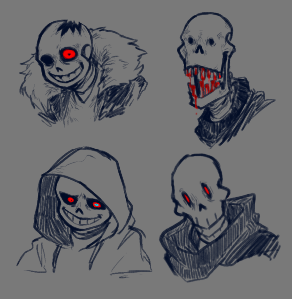 Скелет Санс