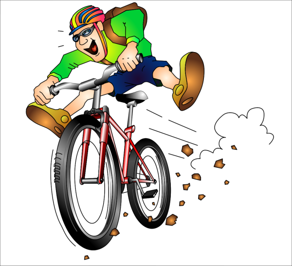 Инерция велосипед