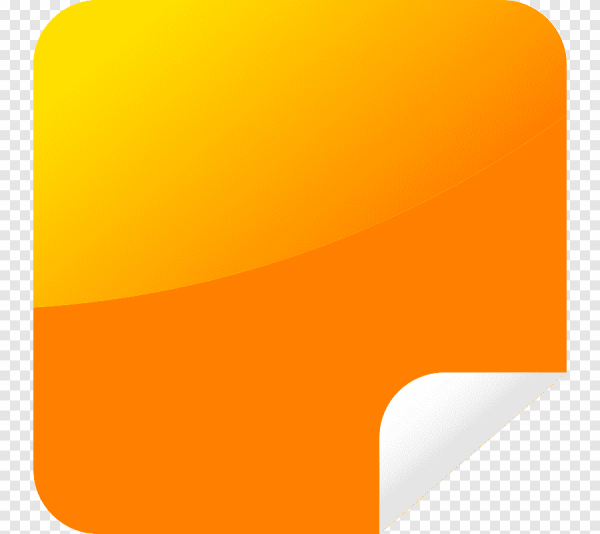 Стикер с загнутым уголком