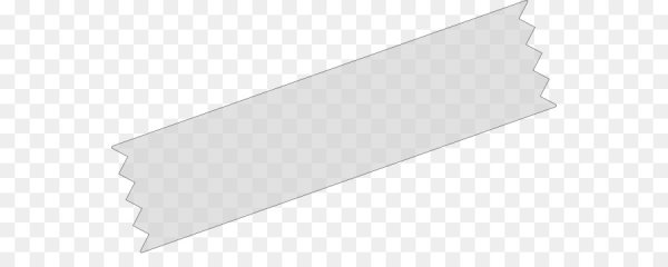 Кусочек скотча на прозрачном фоне