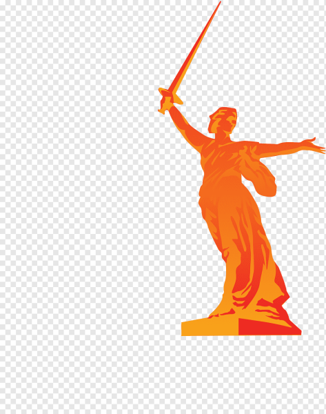 Родина-мать Волгоград без фона