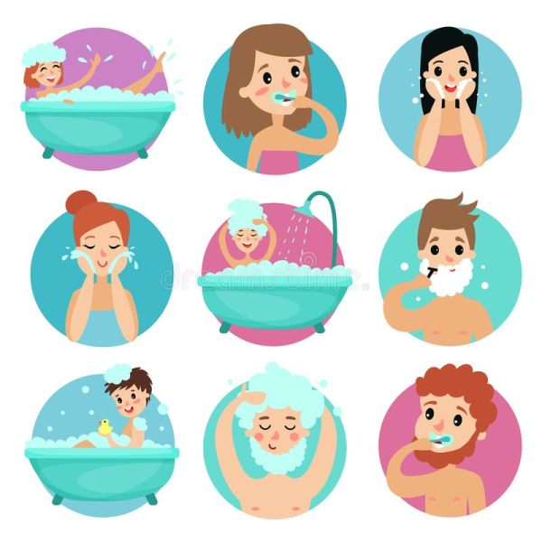 Санитария и гигиена вектор