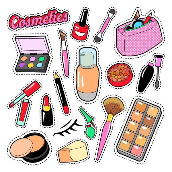 Стикер "косметика"