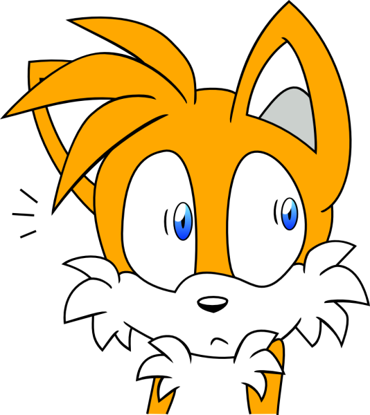 Тейлз испуган