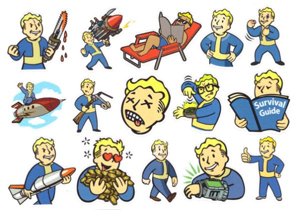 Стикеры фоллаут 4