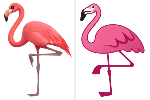 Фламинго без фона для фотошопа