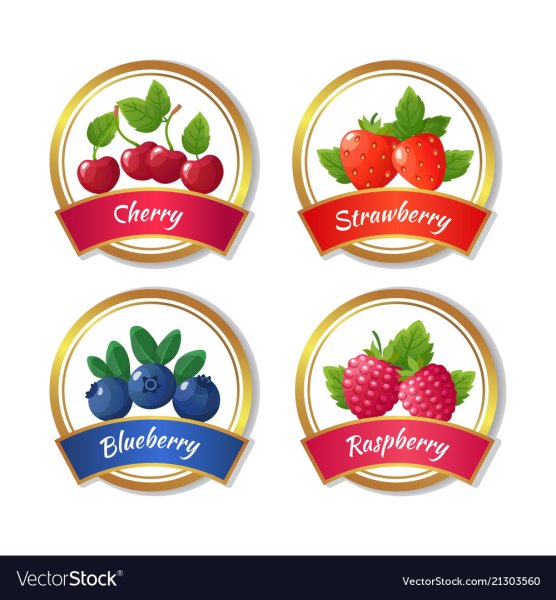 Джем клубничный этикетка