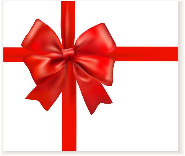 Красная лента с бантом