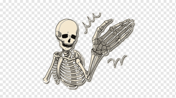 Скелет скейтер