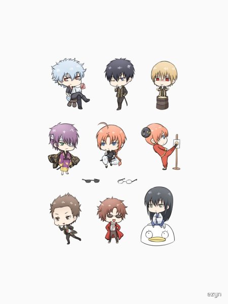 Гинтоки Стикеры