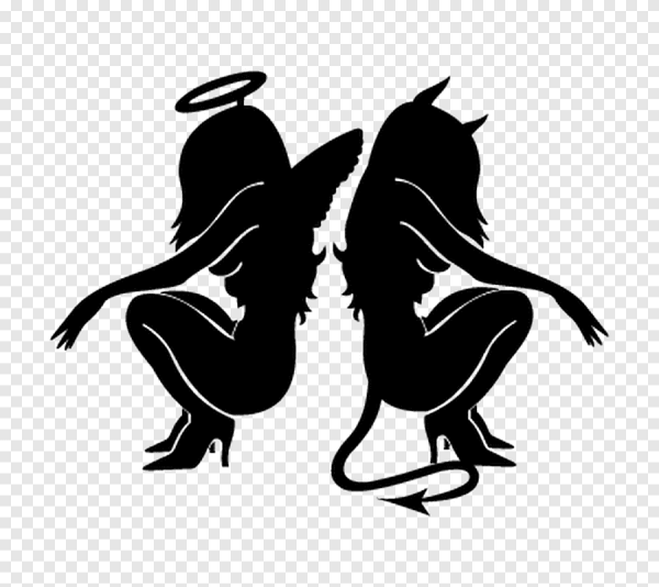 Демон стикер