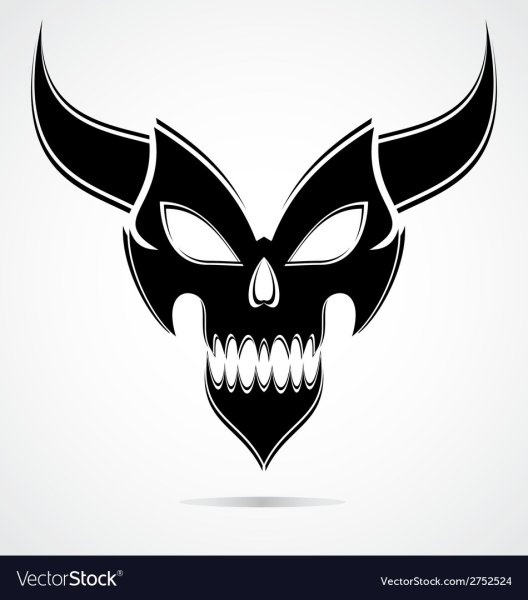 Страшное лицо на белом фоне