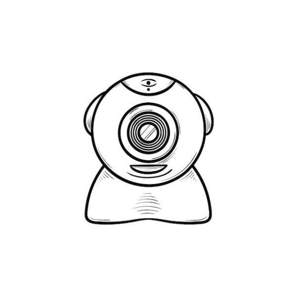 Веб камера нарисовать