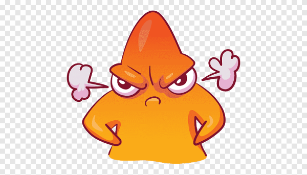 Стикер бесит