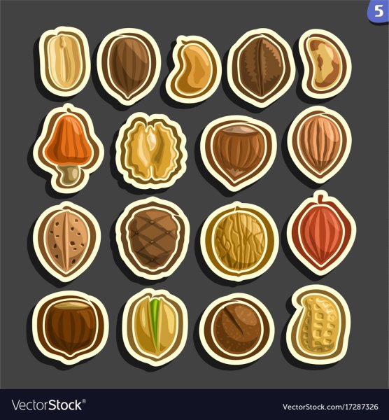 Наклейки на орехи