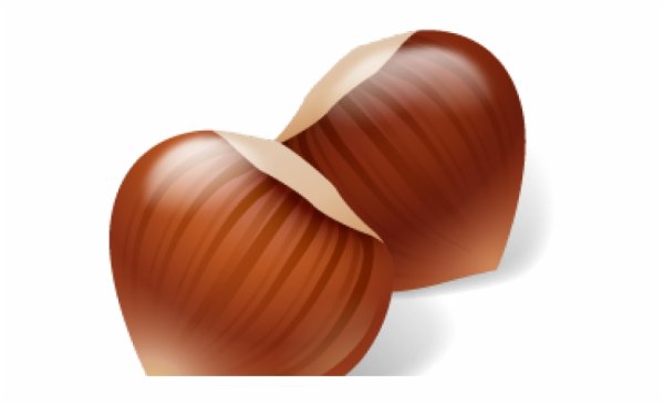 Стикер орех на прозрачном фоне