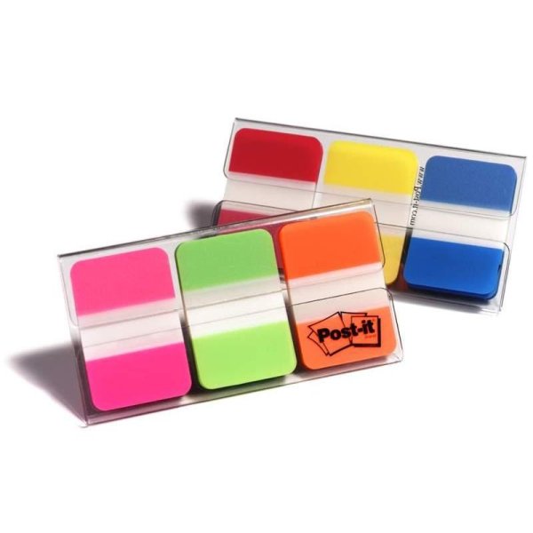 Клейкие закладки бумажные 5цв.по 50л. 14ммх50 Attache